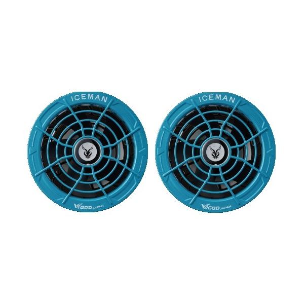 山真製鋸 HP30V-BL-SET アイスマン ハイパワーファンセット アイスブルーマン YAMASHIN 976688 小型便 ♪
