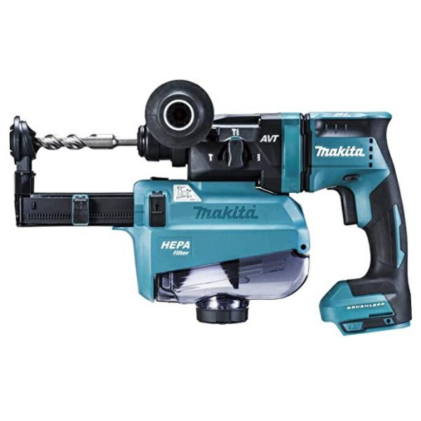 makita    電動ハンマドリル マキタ（makita） 18mm 充電式ハンマドリル HR182DZKV 青 本体+集じん