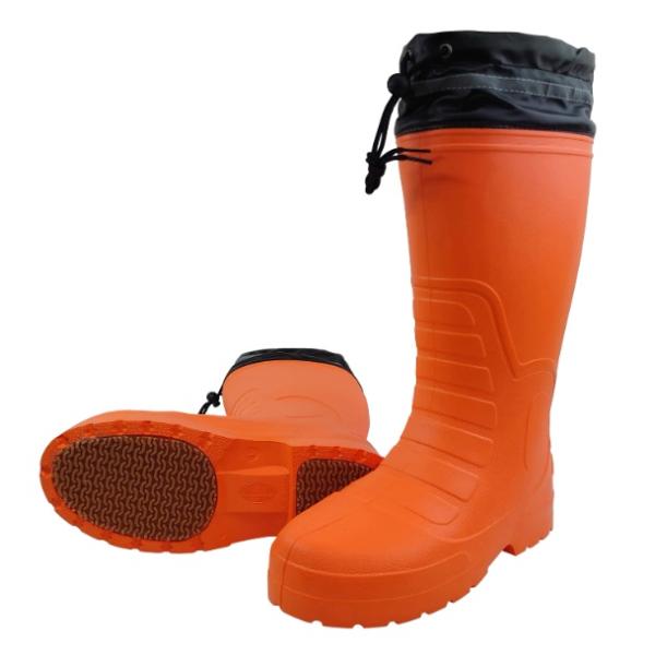 喜多 KR-8010 ORA サイズ L オレンジ ブーツ 長靴 EVAラバーブーツ 超