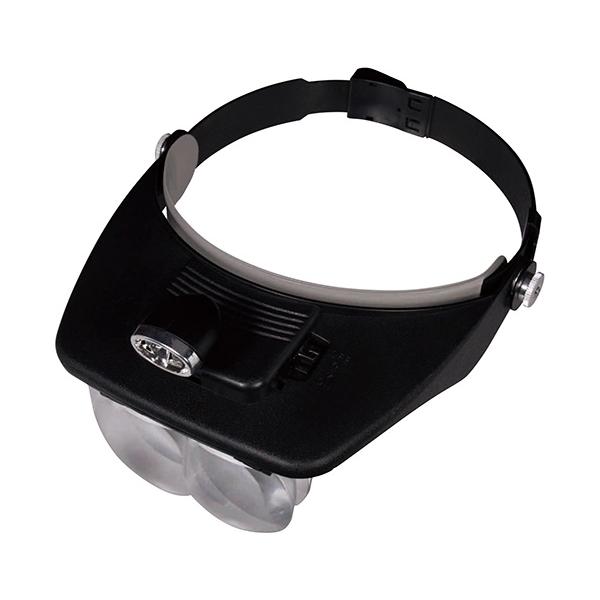 テラサキ 双眼ヘッドルーペ ライト付き シンワ ルーペ W-5 双眼ヘッドルーペ 1.2〜3.5倍 75737 LED