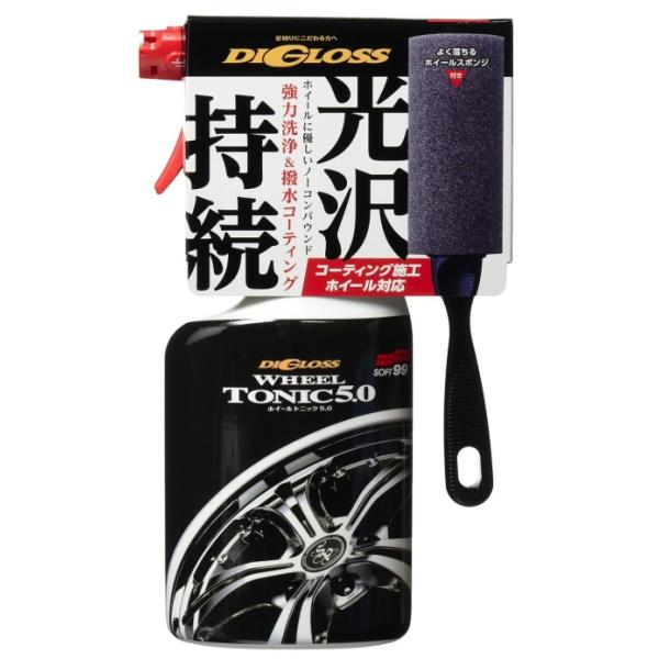 ソフト99 ディグロス ホイールトニック5.0 専用スポンジ付 400ml 商品コード02095 SOFT99 小型便 在庫