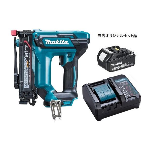 マキタ（makita） 充電式タッカ ST421DZK+バッテリBL1860B+充電器