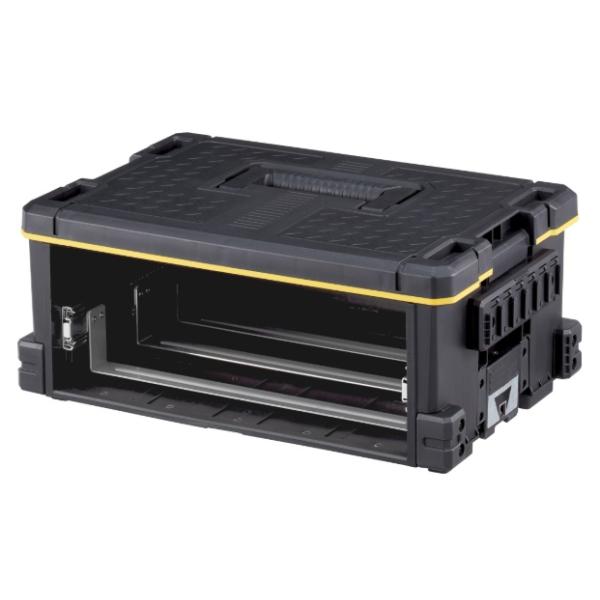 タジマ TAJIMAセフ引出しボックスL 上段品番流通コード：TB-HBOXLU■特長・セフ引出しボックスパーツ　※トレイは付属していません・ボックス外側にセフホルダー機能（12個）付・重ねて置くだけでしっかりと連結する荷崩れ防止仕様・持ち...