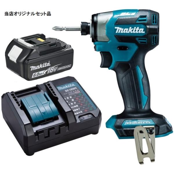 ★特価セール★ makita マキタ TD173DRGX TD173 インパクトドライバ インパクト フルセット 18V 6.0Ahバッテリ×2 充電器 純正 未使用品 ブルー ブラック オリーブ マキタ（makita） 純正品フルセット TD173DRGX 充電式インパクト