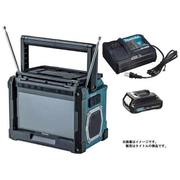 マキタ（makita） 充電式ラジオ付テレビ TV100+バッテリBL1015x1個+