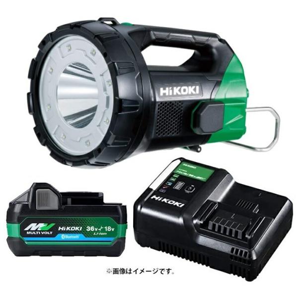 HiKOKI ハンドライト ブラック/グリーン UB18DA コードレス