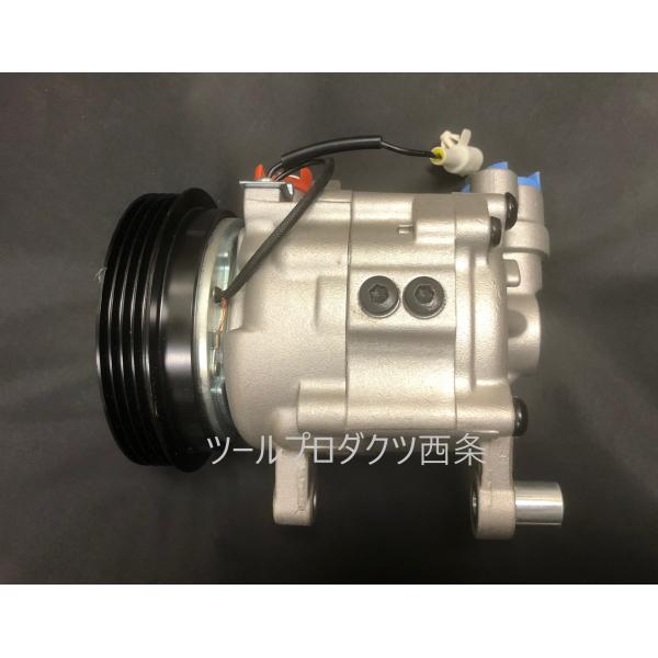 TV1 サンバー エアコンコンプレッサー 506021-7121 No.6276 スバル サンバー TV1/TV2 【 リビルト 】 エアコン
