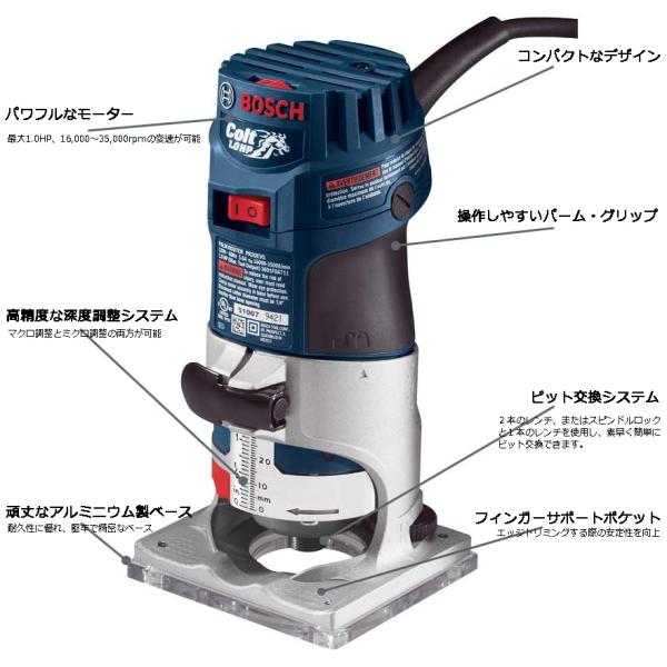 BOSCH �p�[���E���[�^�[ [PR20EVS] ���i�摜2