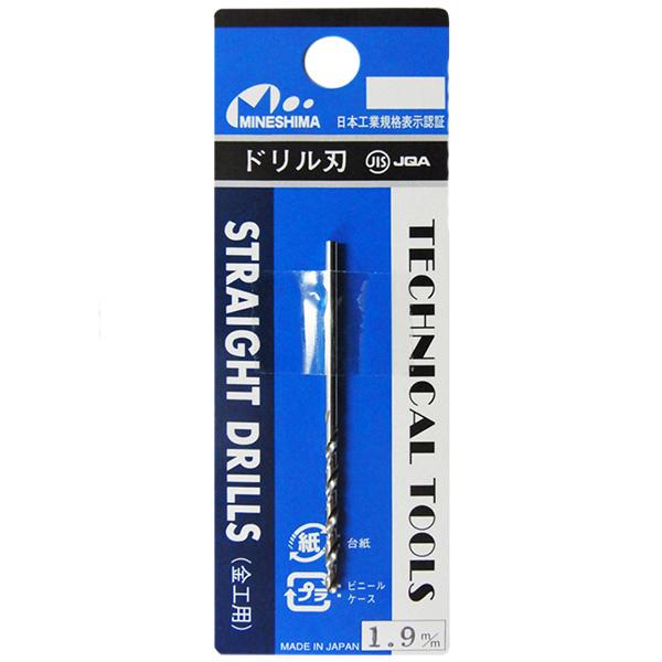 ミネシマ 単品ドリル刃1本入り 1.9mm L-10-19