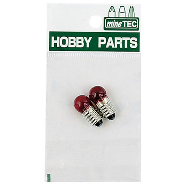ミネシマ 豆球（赤） 2PcS HP-5
