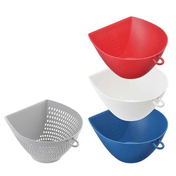 他サイト： 曙産業 チリトリ ザルボウル L トリコロールセット MZ-3530の商品画像