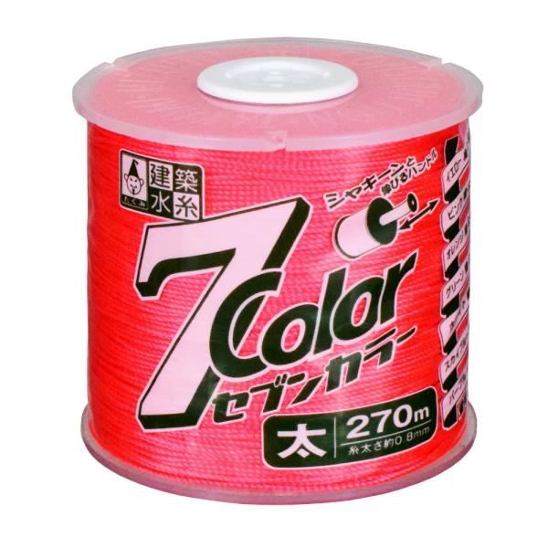 たくみ セブンカラー 太 ピンク 270m 4804 : TOOLS ONLINE SHOP