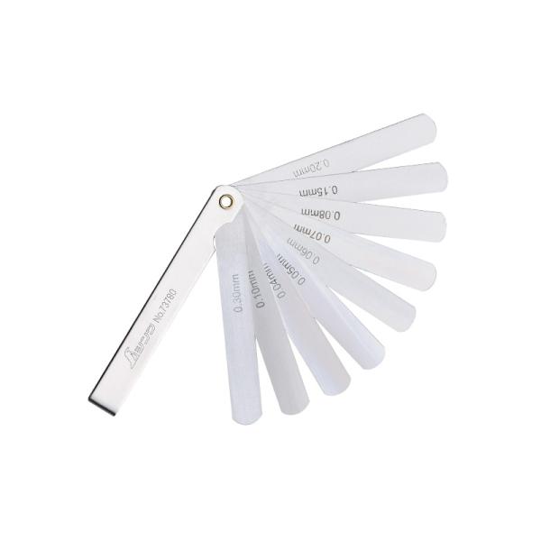 シンワ測定 シックネスゲージ B 100mm 9枚組 73780 : TOOLS