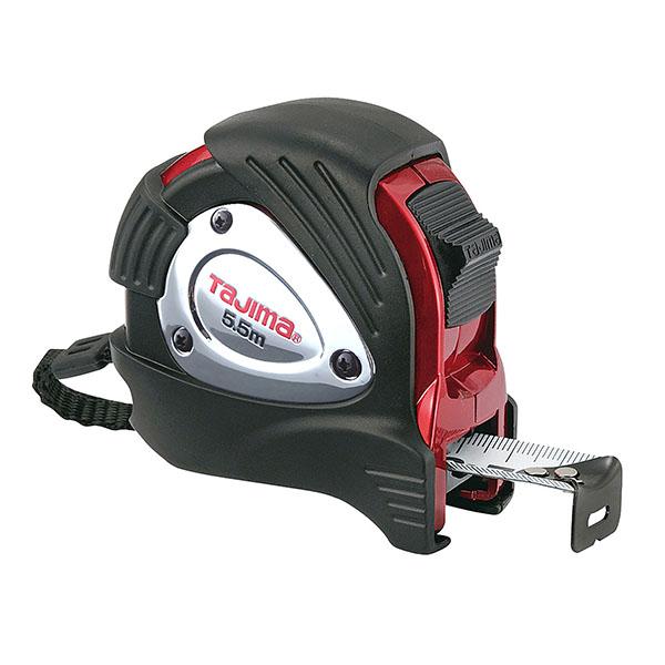 曲げ強度を向上させた、新開発「焼き爪」を採用。落下時に建材にダメージを与えないアーマードケース仕様。落下時の衝撃から爪を守るフックガードバンパー、0点補正移動爪、ショックアブソーバー付き。■仕様目盛仕様：尺相当目盛テープ幅：22mmテープ長...