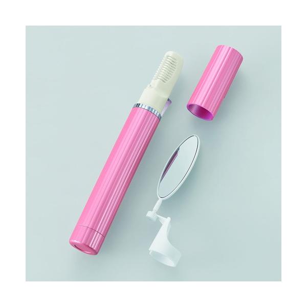 ■LEDライト付き■角度調整付ミラー付き■電源：DC1.5V／アルカリ乾電池単三形2本使用（別売）