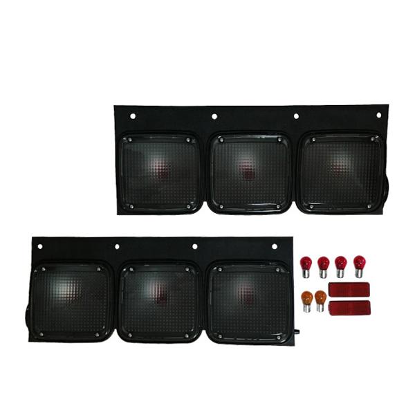 大型トラック　テールランプ トラックテール LEDテールランプ 角型 3連 60cm 左右セット 24V