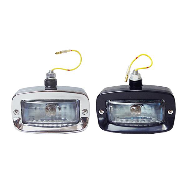 汎用リアフォグランプ 12V23W 黒ブラック or 銀シルバー l バック