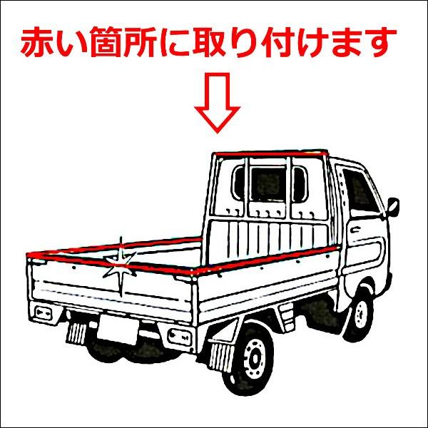 国産 荷台 ゲートプロテクター カバー付 軽トラック 荷台 あおり 角型 St Sr1608 ツールショップ ドリーム 通販 Yahoo ショッピング