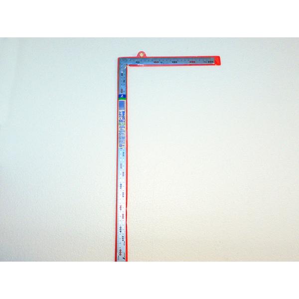 差金　鉄工用厚手広巾　シルバー　50 cm