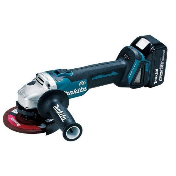 【45％OFF　/　新品・未使用品】 makita（マキタ）　充電式ディスクグラインダ/スライドスイッチタイプ　18V　GA504DRGXN　バッテリ6.0Ａh×2本＋充電器 マキタ（makita） 充電式ディスクグラインダ GA504DRGXN 125mm
