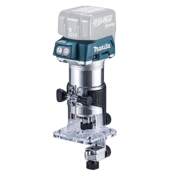 マキタ　１４．４Ｖ　充電式トリマ　ＲＴ４０ＤＺ　本体のみ※バッテリ・充電器・ケース別売■バッテリ・充電器・ケース別売従来のＡＣ機と比べ、作業スピードは約３０％ＵＰ↑コードレスだから、取り回しも軽快！コードの煩わしさもなく、仕上がり安定●意図...