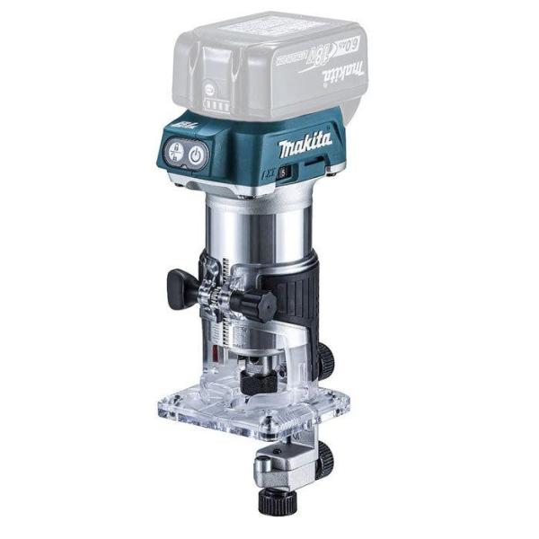 マキタ　１８Ｖ　充電式トリマ　ＲＴ５０ＤＺ　本体のみ※バッテリ・充電器・ケース別売■バッテリ・充電器・ケース別売従来のＡＣ機と比べ、作業スピードは約３０％ＵＰ↑コードレスだから、取り回しも軽快！コードの煩わしさもなく、仕上がり安定●意図しな...