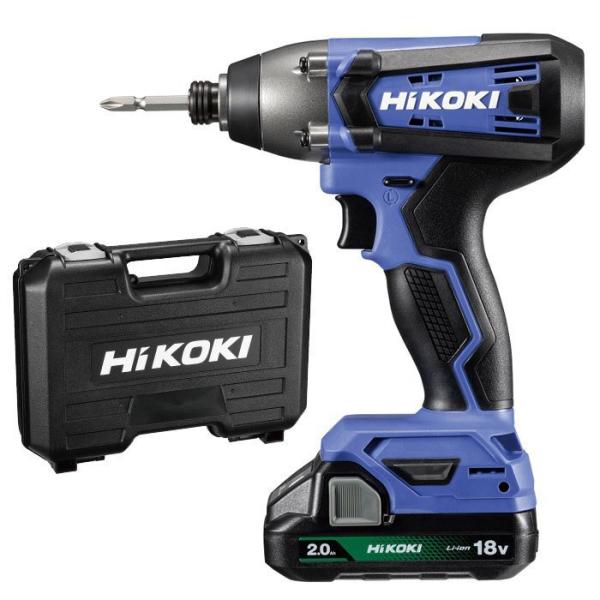 HiKOKI 18V コードレスインパクトドライバ FWH18DF(BG) 2.0Ahバッテリ・充電器・ケース付 DIY工具