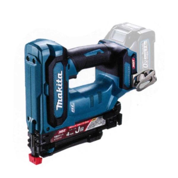 マキタ 40Vmax 充電式タッカ ST001GZK J線ステープル4mm 本体＋ケースのみ(バッテリ・充電器別売)※バッテリ・充電器は別売/ケース付●J線ステープル幅4mm●ルーフィング施工やボード張り等ハードな連続作業に最適●作動レスポ...