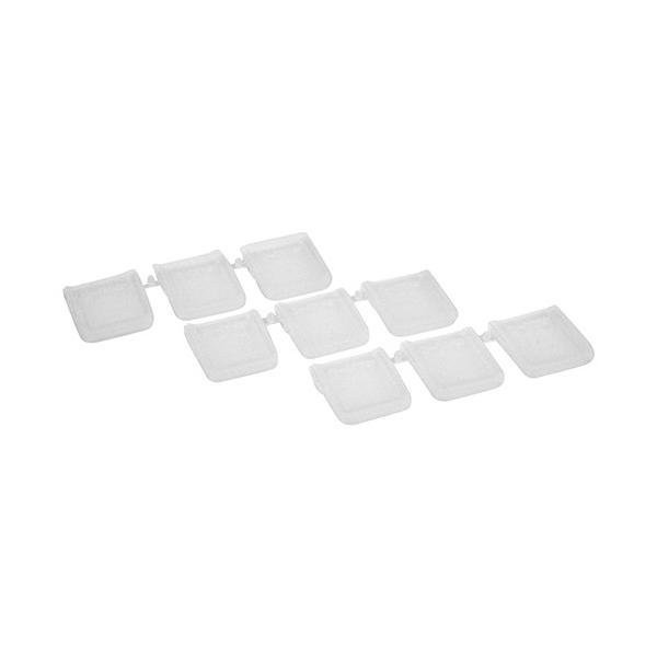 【特徴】スーパーピッチSP-1500D用の仕切板です。小物類が混ざらない、仕切板ロック機能付きです。【用途】スーパーピッチSP-1500D用仕切板。【仕様】●対応ケース：SP-1500D。●色：クリア。●入数：9枚入。【材質】●ポリプロピレン。