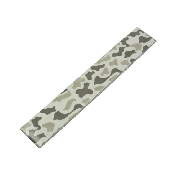 【特徴】振動・衝撃が手に伝わるのを防ぎ、疲労を軽減します。テープ表面のミクロの穴が汗を素早く吸収し、滑りを防ぎます。【用途】ハンマー・レンチ等の工具やラケット・ゴルフ・釣り竿等の滑り止め。【仕様】●迷彩タイプ。●色：グレー。●長さ：1050...