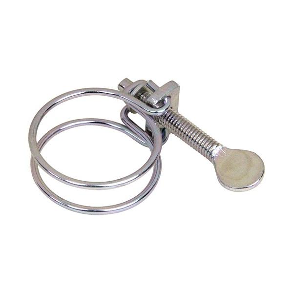 【特徴】手締め式ワイヤーバンドです。ホース抜けを防ぎます。【用途】一般家庭屋外散水用。【仕様】●締め付け範囲：29〜32mm。●耐圧性能：約0.2MPa(2kgf/cm2)。【材質】●スチール。