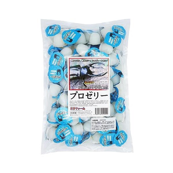 KBファーム プロゼリー(16g 100個入り) 高たんぱく カブトムシ・クワガタ用
