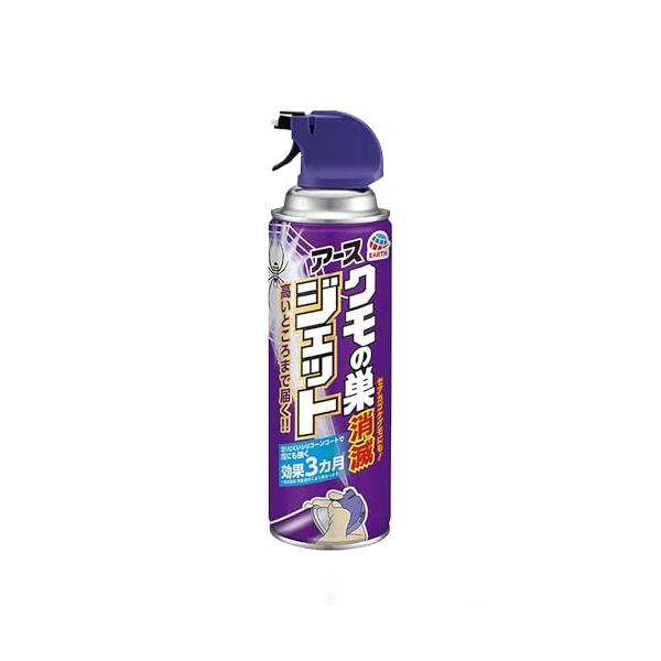 クモの巣消滅ジェット 450ml 蜘蛛の巣 除去 クモ退治 駆除 忌避 寄せ付けない 予防 害虫対策 卵 屋外 玄関 庭