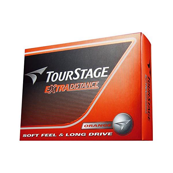 BRIDGESTONE(ブリヂストン) ゴルフボール TOURSTAGE エクストラディスタンス 1ダース(12個入り) オレンジ TEOX