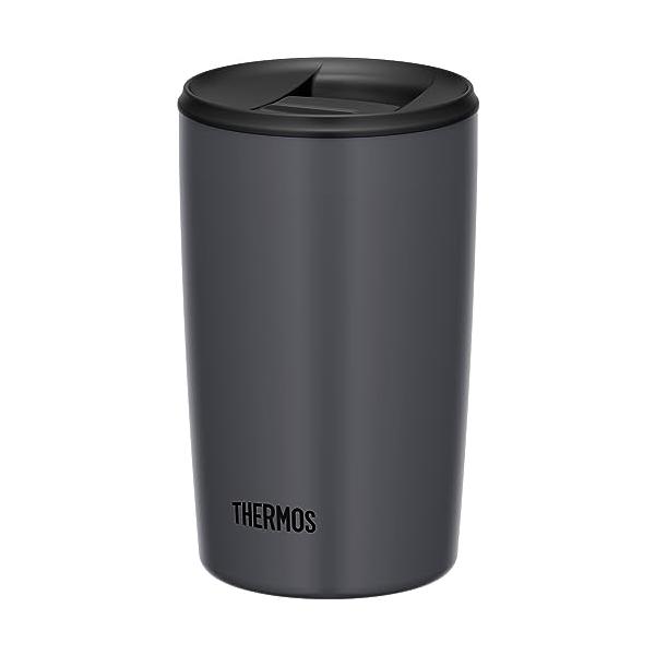 サーモス 真空断熱タンブラー フタ付き 400ml ダークグレー JDP-401 DGY