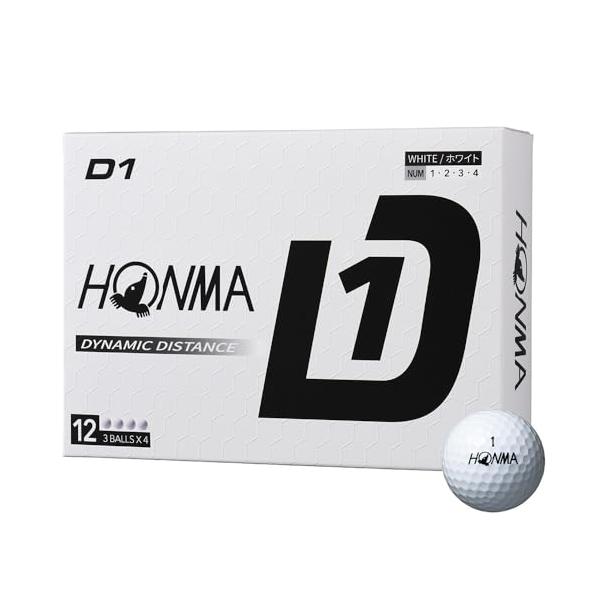 HONMA 2024 ホンマ D1 BT2401 ホワイト （１ダース12個入）