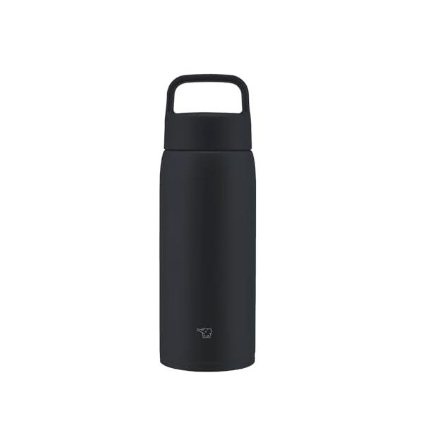 象印 水筒 ステンレスマグ 大容量 800ml 【運動におすすめ】 ハンドル スクリュー 食洗機対応 シームレスせん お手入れ点数2点 チャコールブラック S