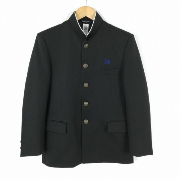 学生服 学ラン 160A 男子 上着 学校指定制服 ラウンドカラー カシドス 