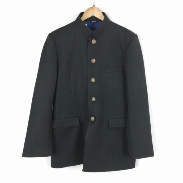 学生服 学ラン 180 男子 上着 変形学生服 詰襟 カシドス 黒 中古