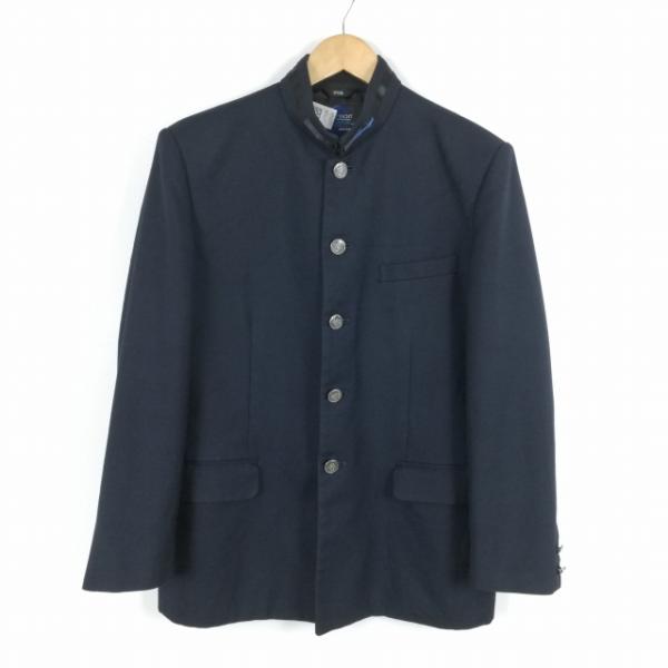 学生服 学ラン 170A 男子 富士ヨット 上着 丸洗い可 ウール混 学校指定