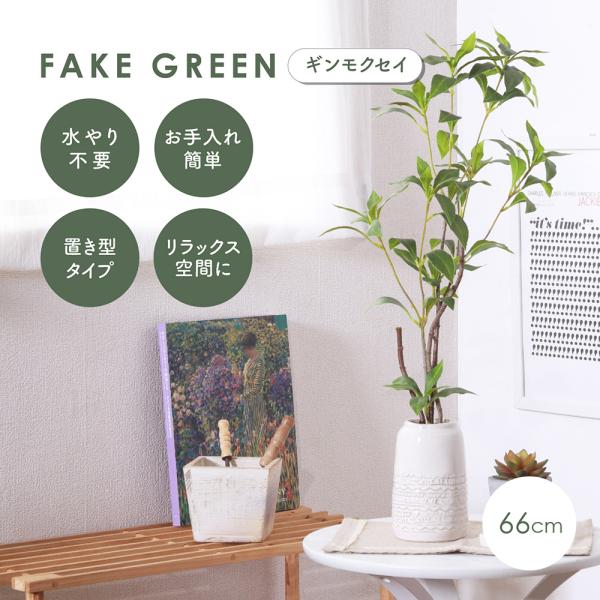 デザインポットでそのまま置ける人工観葉植物 ギンモクセイ水やり不要でいつでも緑の癒しを本物のギンモクセイを思わせるリアルな質感。。● インテリアに自然の彩りを● お手入れいらずでいつもキレイ● 軽量＆安定感のあるポット構造● 贈り物にもおす...