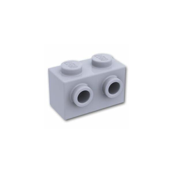 ●レゴ パーツ - ブロック-スタッド●商品名：ブロック 1 x 2 - 1面スタッド●色：[Light Bluish Gray / グレー]●エレメント ID：6015344●デザイン ID：11211