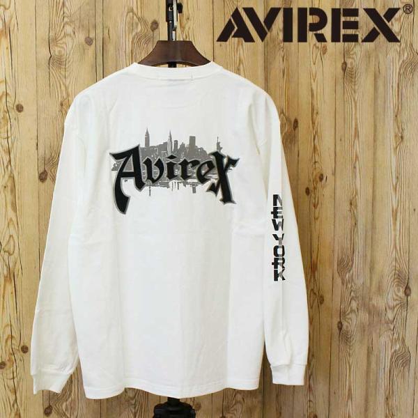 AVIREX（アヴィレックス） EMB L/S T-SHIRT 'AVIREX NYC' 783-52530023