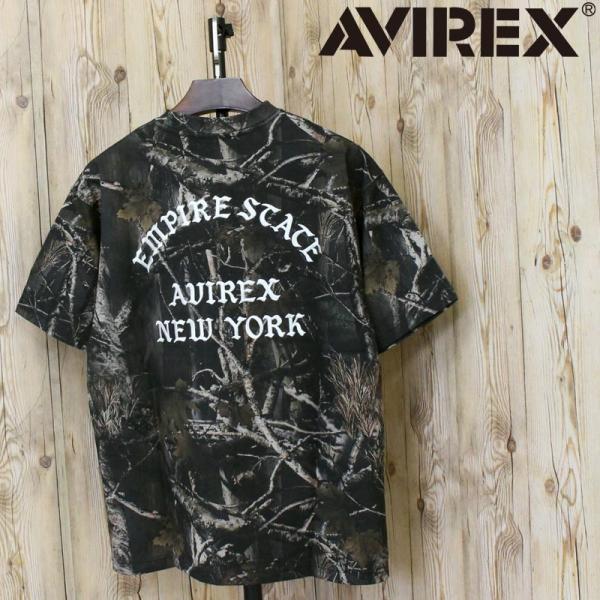 AVIREX アヴィレックス S/S T-SHIRT 'REAL TREE CAMO' 半袖Tシャツ リアルツリーカモ 783-6134017 トップス メンズ ブランド
