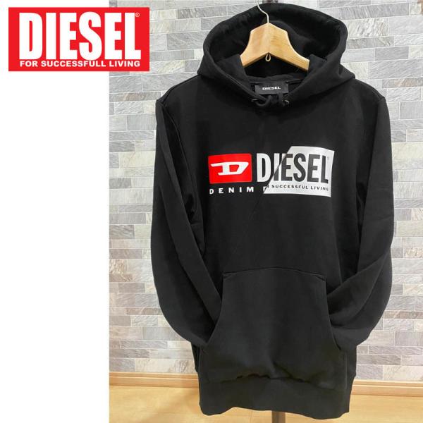 DIESEL 完売品 定価36,300円 エンボスDロゴパーカー L 23110608202-1.jpg