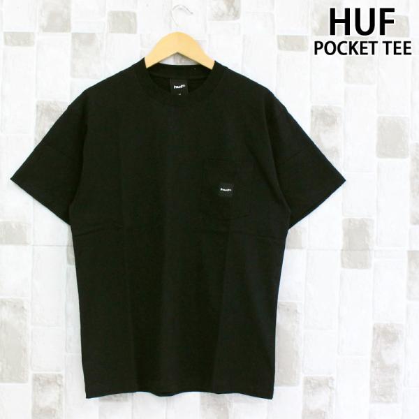 HUF（ハフ） ボックスロゴ 半袖ポケットTシャツ BOX LOGO SS POCKET