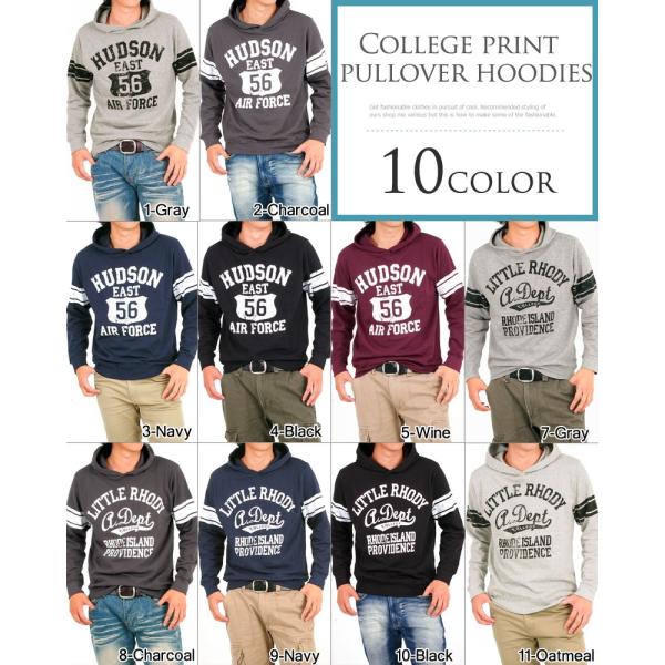 パーカー メンズ アメカジ パーカー プルオーバー プルパーカー メンズパーカー 長袖 スウェット カレッジプリント 袖ライン トップス Buyee Buyee Japanese Proxy Service Buy From Japan Bot Online
