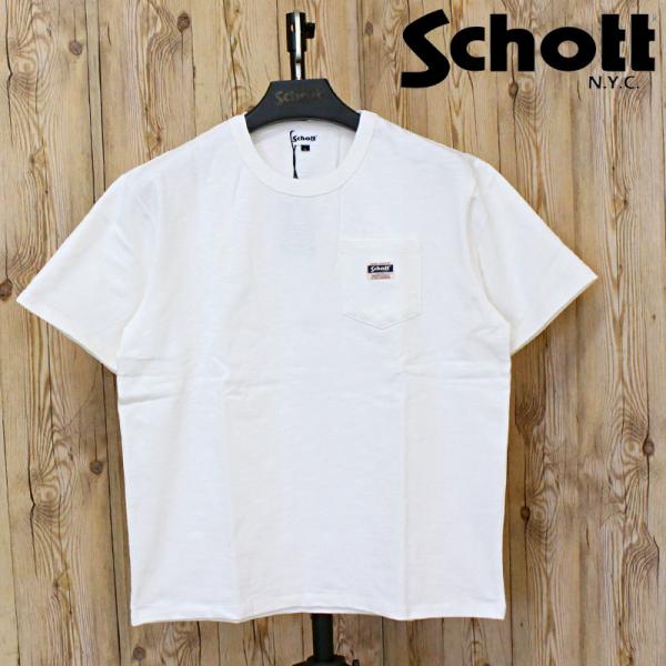 Schott N.Y.C（ショット） Schott WORK LABEL POCKET T-SHIRT 半袖T