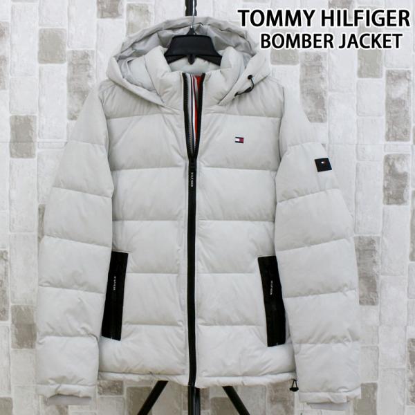 TOMMY HILFIGER トミー ヒルフィガー ソフトシェルパフォーマンス フーデッドボンバージャケット 中綿ジャケット ロゴ シンプル アウター  メンズ ブランド