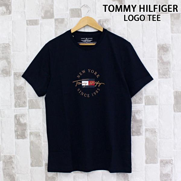 TOMMY HILFIGER トミー ヒルフィガー サークルロゴグラフィッククルーネック Tシャツ 半袖Ｔシャツ トップス 09T4510 メンズ ブランド